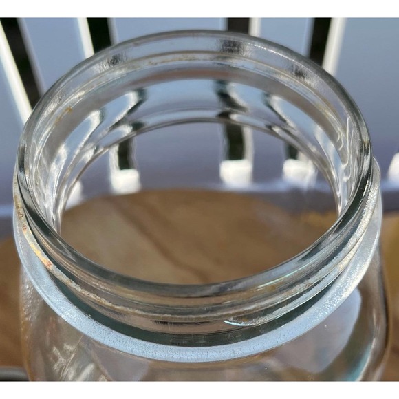 Vintage Atlas Special Mason Half Gallon Glass Jar with New Twist on Lid - Picture 7 of 10